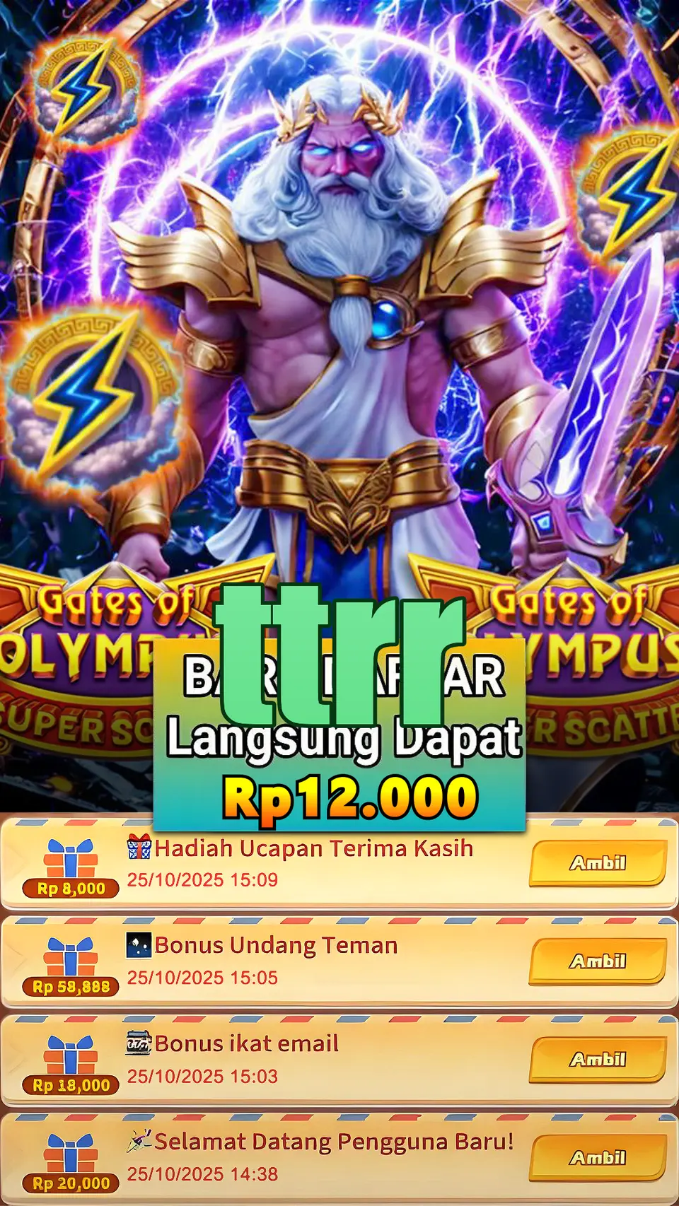 ttrr Masuk
